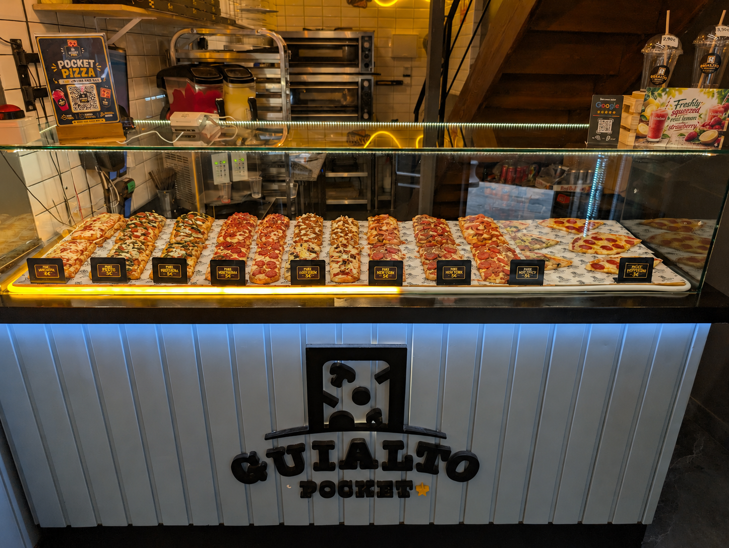 Local Guialto Pocket Pizzas en Sevilla